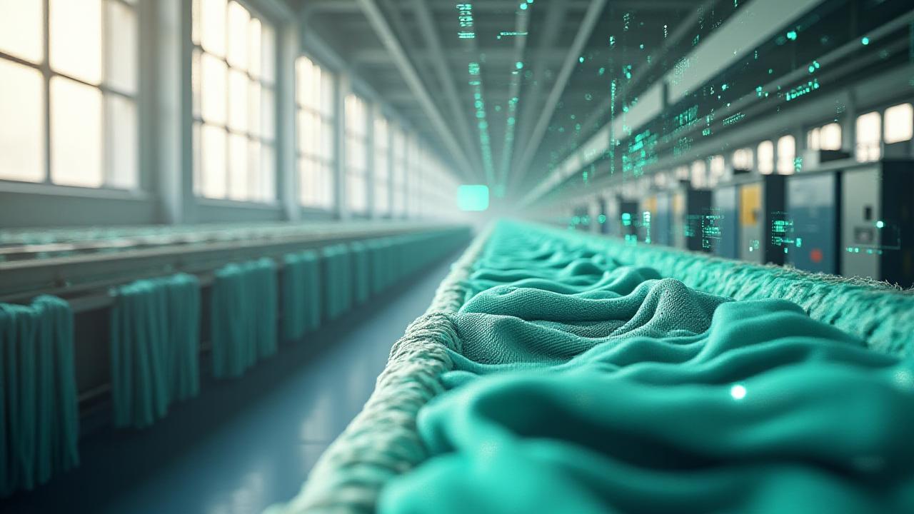 Advanced textile sorting facility using digital tracking technology