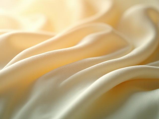 Close up of high-end silk fabric