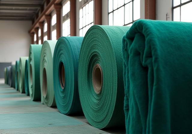 Sophisticated interior fabric showroom