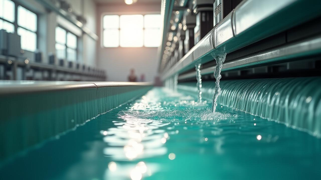 Sustainable textile dyeing facility demonstrating high-efficiency water management